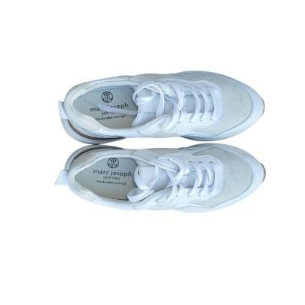 Marc Joseph NY Grant Calf Leather White Athletic Sneaker Shoe Women 10.5 Brazil - Picture 11 of 14